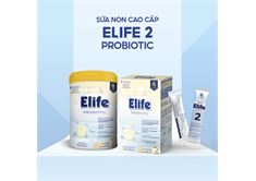 Sữa non Elife 2 Probiotic hộp 12 gói