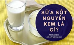 Sữa bột nguyên kem là gì? Có phải là sữa bột giúp tăng cân?