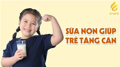 Top những sữa non giúp trẻ tăng cân tốt nhất trên thị trường hiện nay